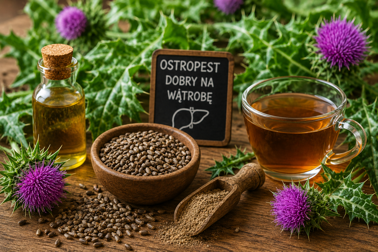 Ostropest plamisty a wątroba – właściwości i zastosowanie